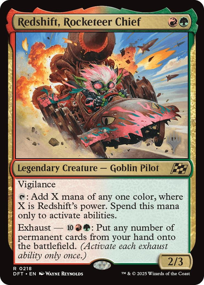 Image for Redshift, Rocketeer Chief (218) [PPDFT]