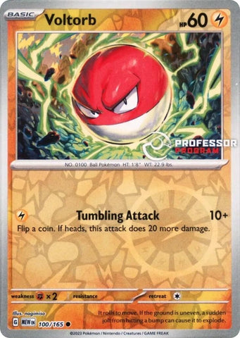 Image for Voltorb (100/165) [Professor Program Promos]