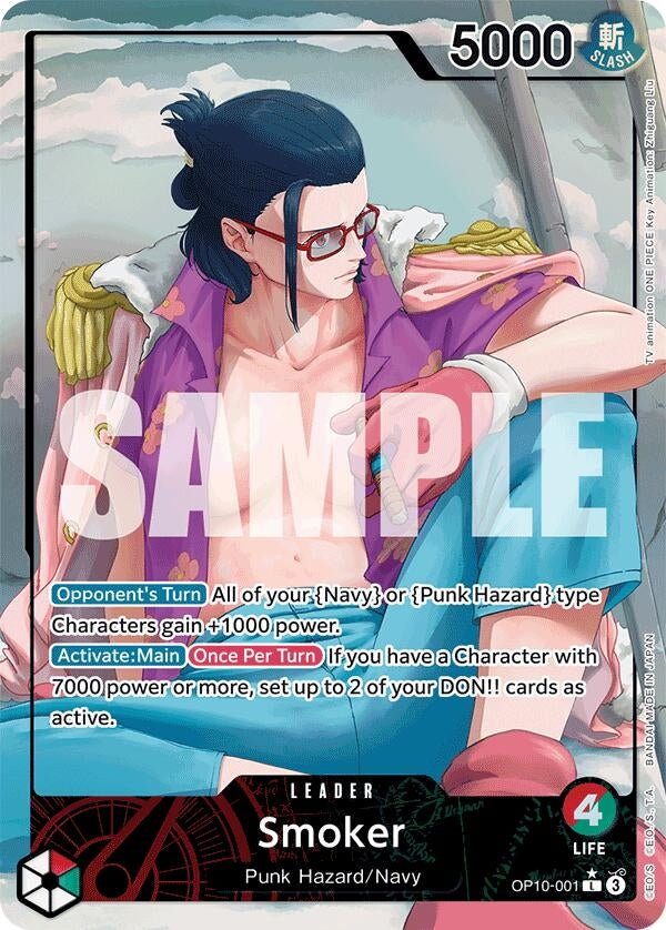 Image for Smoker (001) (Parallel) (OP10-001) (OP10) - One Piece Card Game