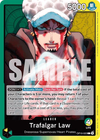 Image for Trafalgar Law (022) (OP10-022) (OP10) - One Piece Card Game