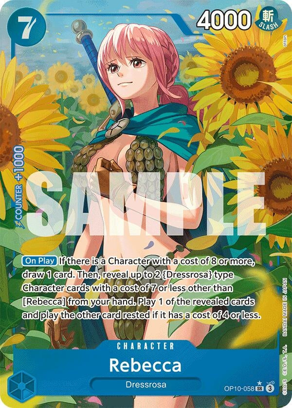 Image for Rebecca (Parallel) (OP10-058) (OP10) - One Piece Card Game