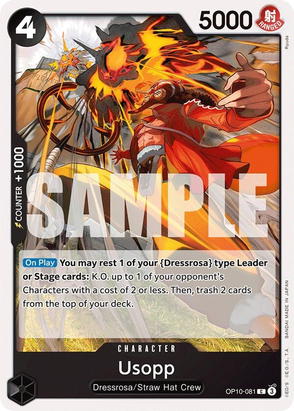 Image for Usopp (081) (OP10-081) (OP10) - One Piece Card Game