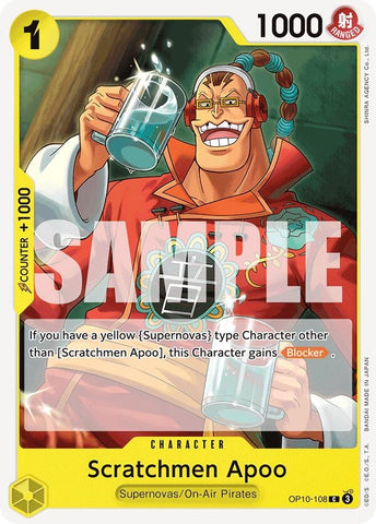 Image for Scratchmen Apoo (OP10-108) (OP10) - One Piece Card Game