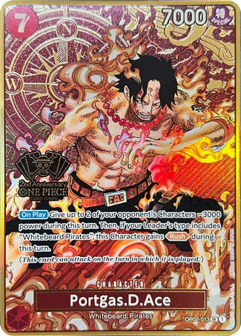 Image for Portgas.D.Ace (One Piece Japanese Version 2nd Anniversary Set) (OP02-013) - One Piece Card Game