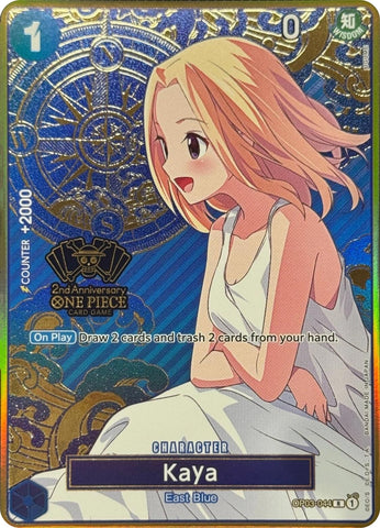 Kaya (One Piece Japanese Version 2nd Anniversary Set) (OP03-044) (One Piece Promotion Cards)