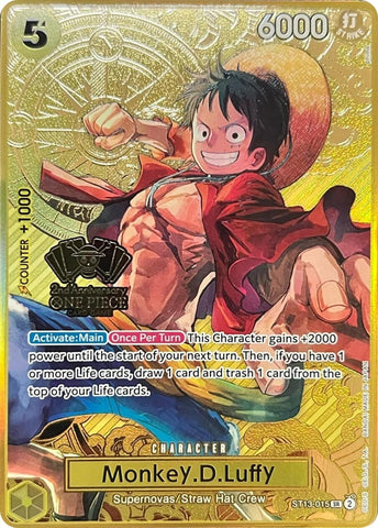 Monkey.D.Luffy (One Piece Japanese Version 2nd Anniversary Set) (ST13-015) (One Piece Promotion Cards)
