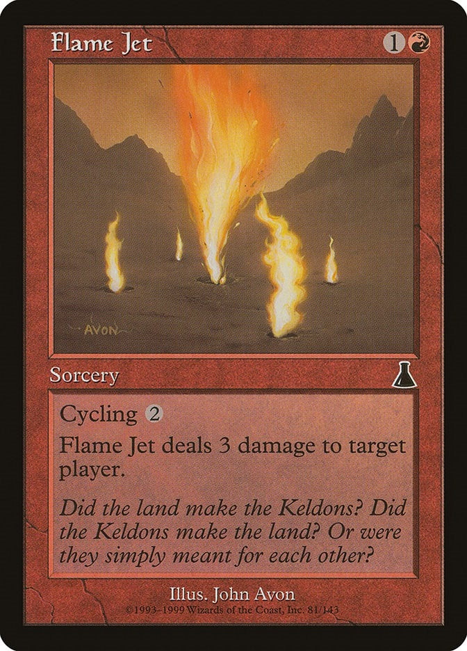 Image for Flame Jet (81) [Urza's Destiny]