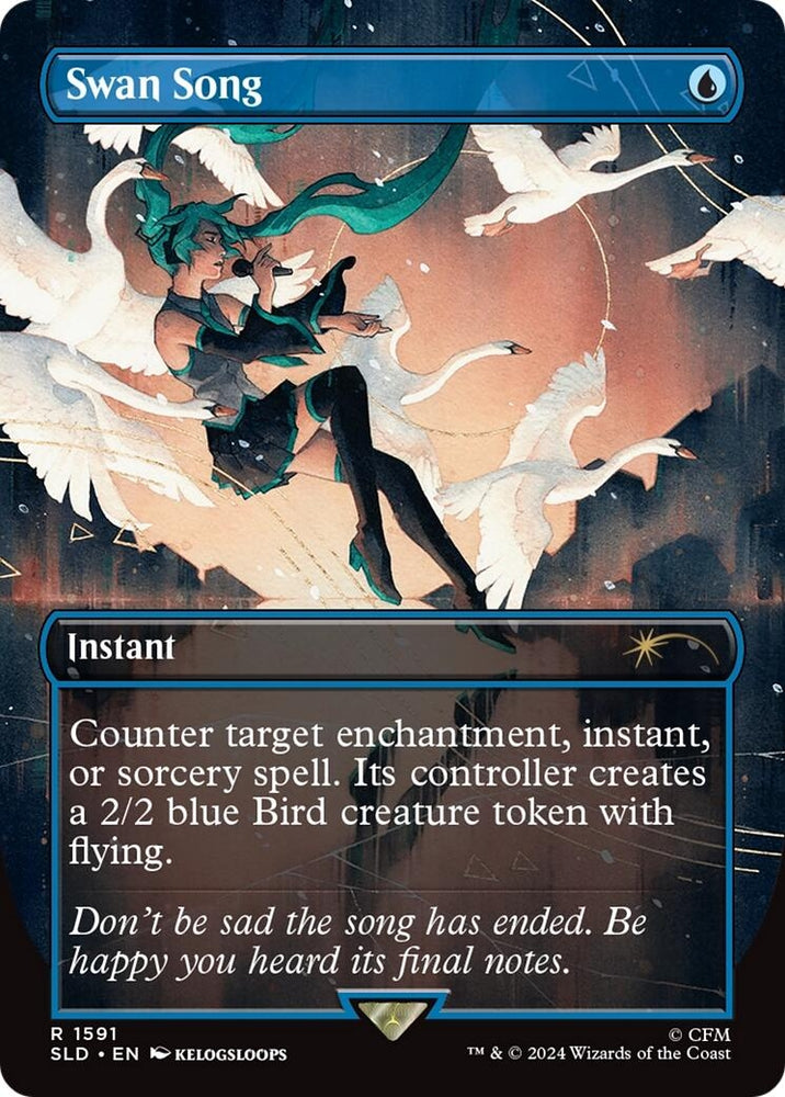 Image for Swan Song (1591) (1591) - Magic: The Gathering