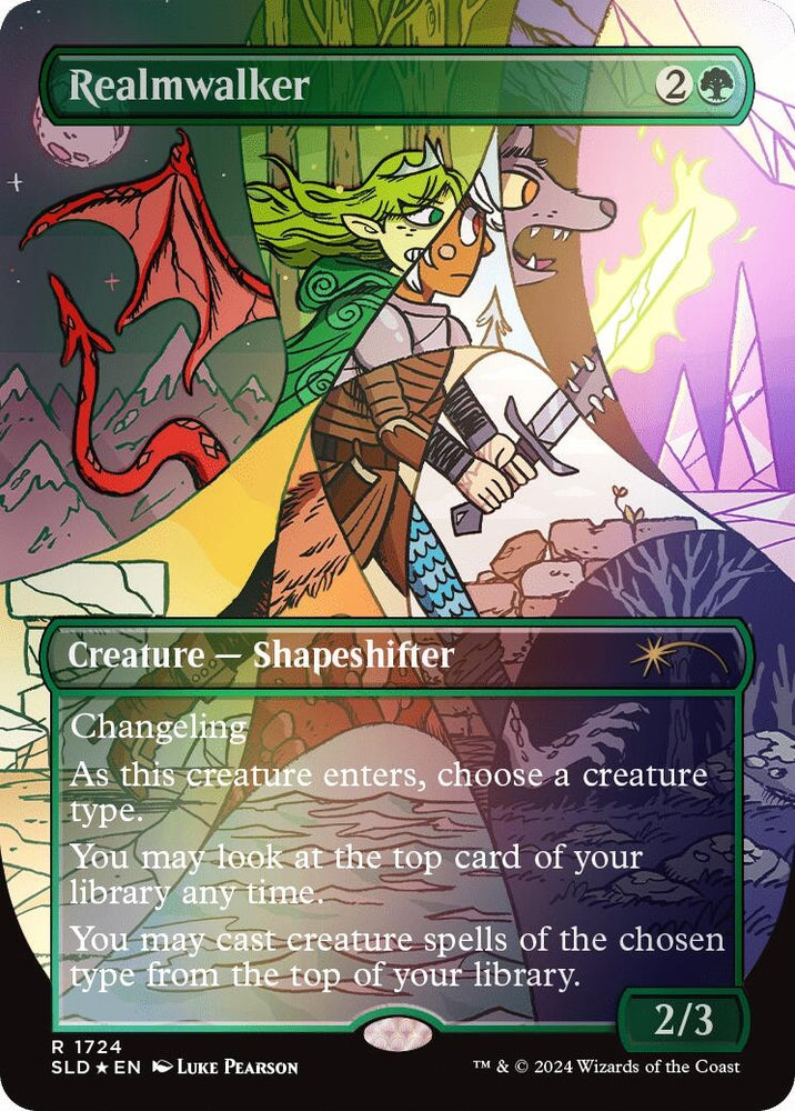 Image for Realmwalker (Rainbow Foil) (1724) - Magic: The Gathering