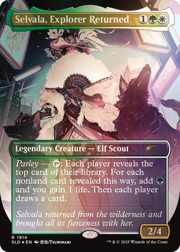Image for Selvala, Explorer Returned (Rainbow Foil) (1914) - Magic: The Gathering