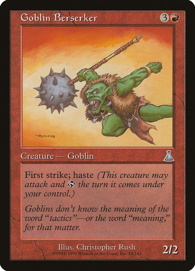 Image for Goblin Berserker (82) [Urza's Destiny]