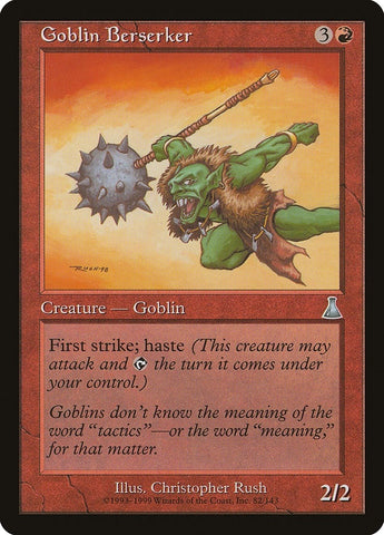 Image for Goblin Berserker (82) [Urza's Destiny]