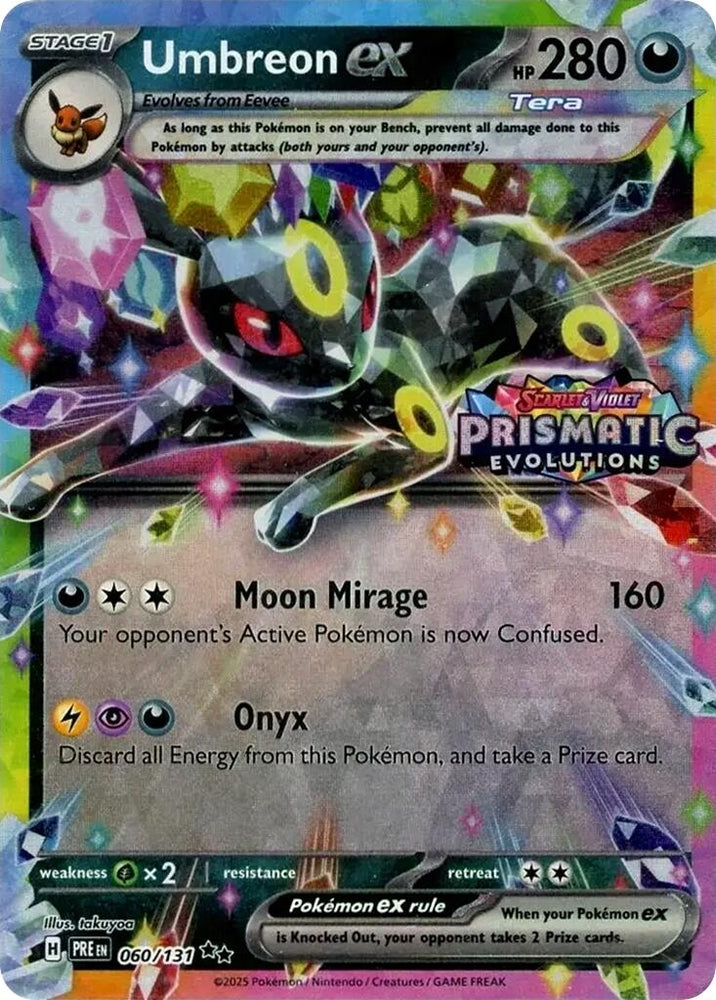 Image for Umbreon ex - 060/131 (Prismatic Evolutions Stamp) (060/131) - Pokemon