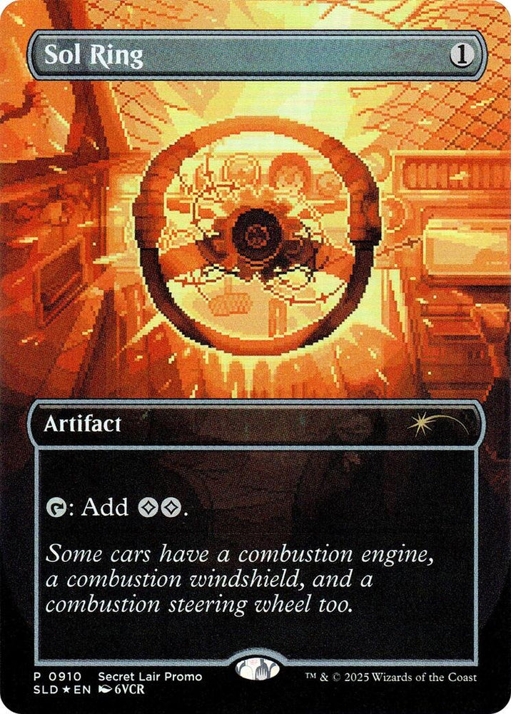Image for Sol Ring (0910) (Rainbow Foil) (910) - Magic: The Gathering
