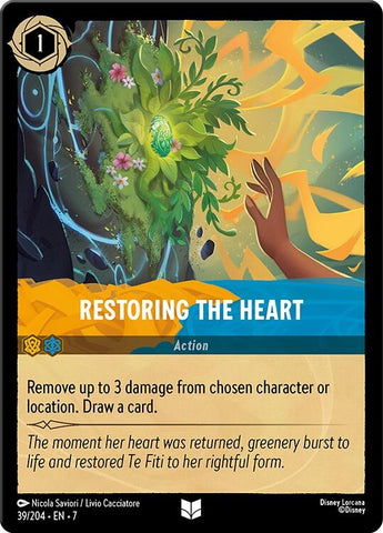 Image for Restoring the Heart (39/204) - Disney Lorcana