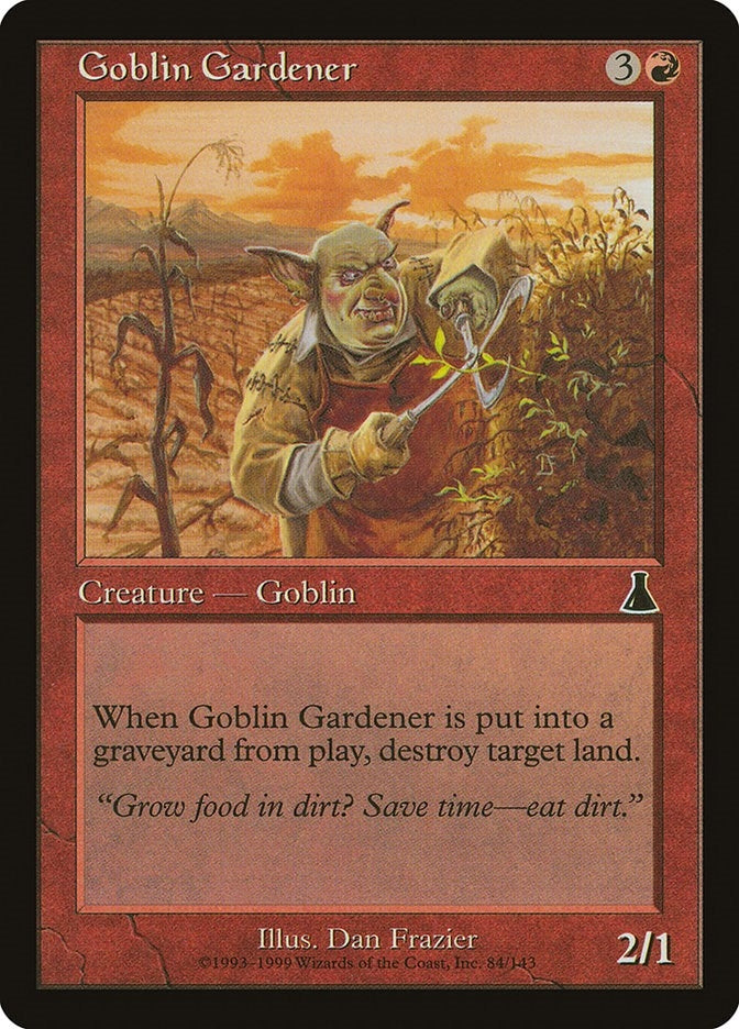 Image for Goblin Gardener (84) [Urza's Destiny]