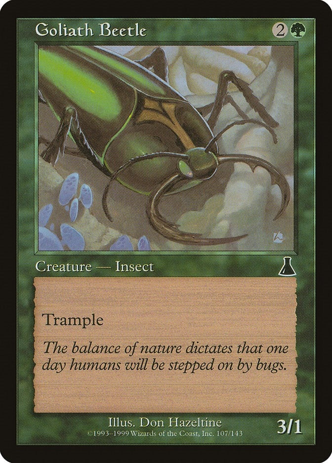 Image for Goliath Beetle (107) [Urza's Destiny]