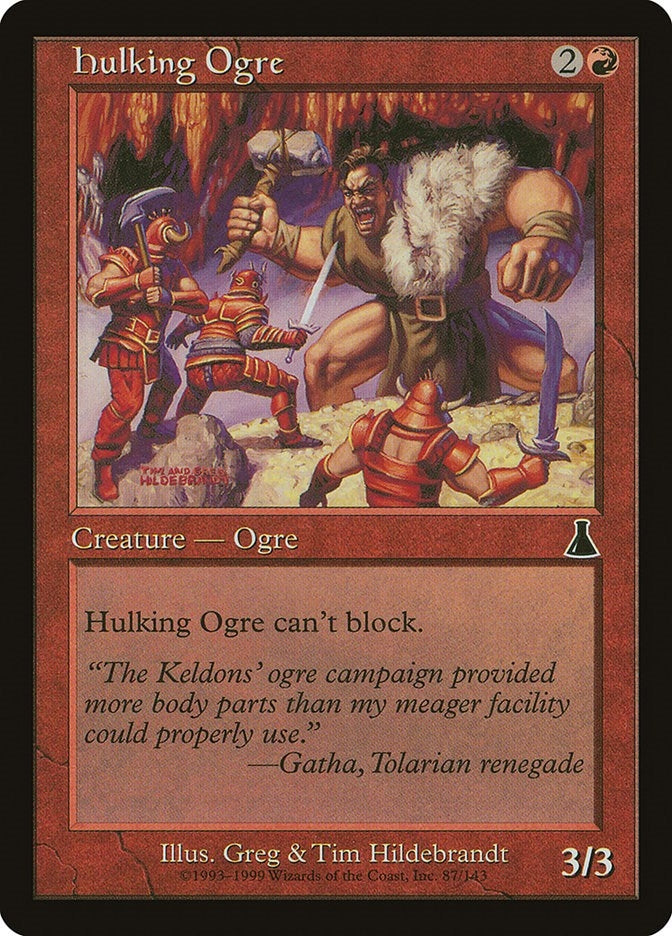 Image for Hulking Ogre (87) [Urza's Destiny]