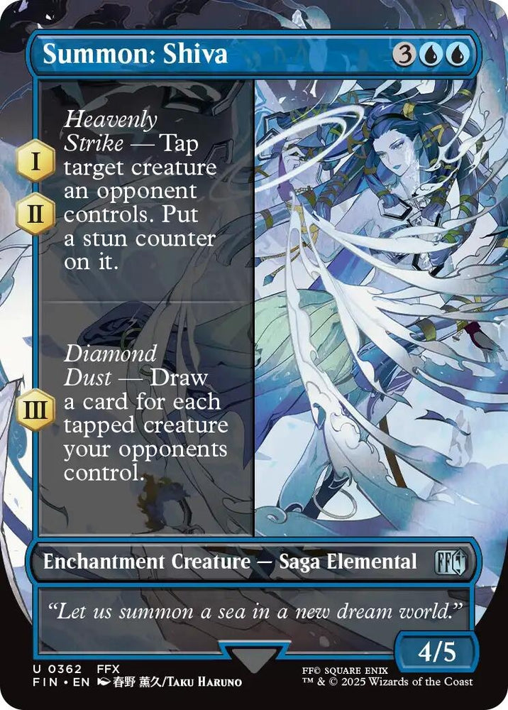 Image for Summon: Shiva (Borderless) (362) [FIN]