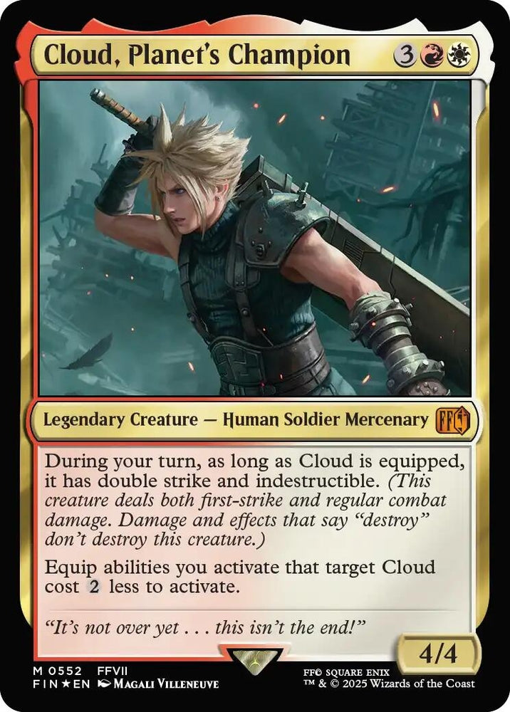 Image for Cloud. Planet's Champion (552) [FIN]