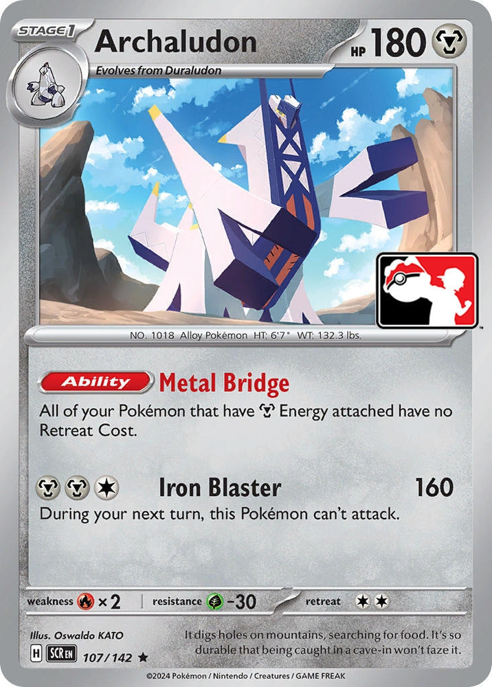 Archaludon (107/142) [Prize Pack Series Cards]