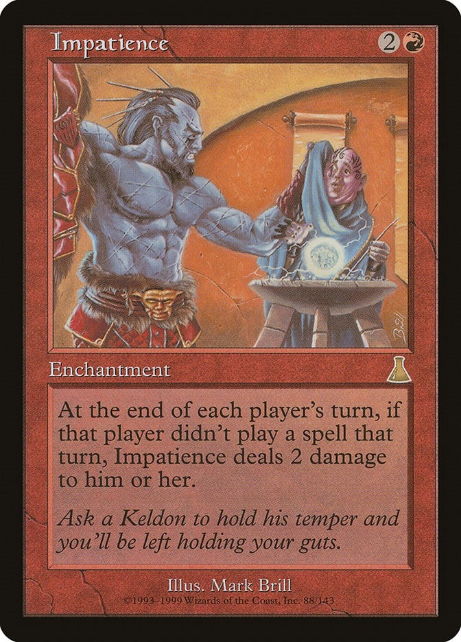 Image for Impatience (88) [Urza's Destiny]