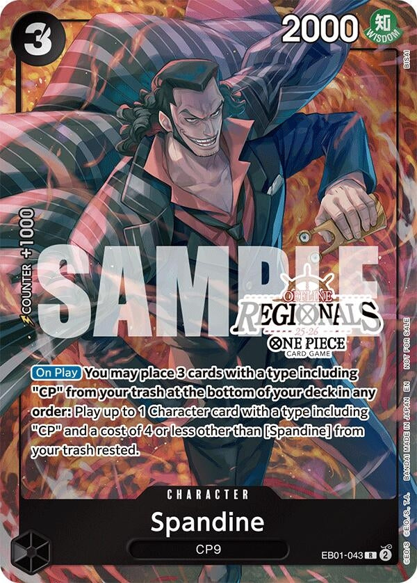 Image for Spandine (Offline Regional Participation Pack 2025 Vol.1) (EB01-043) - One Piece Card Game