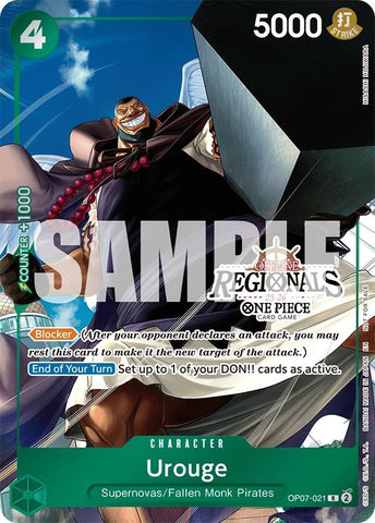 Image for Urouge (Regional Participation Pack 2025 Vol.1) (OP07-021) (One Piece Promotion Cards) - One Piece Card Game