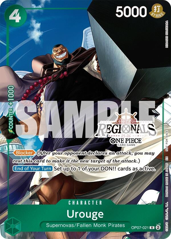 Image for Urouge (Offline Regional Participation Pack 2025 Vol.1) (OP07-021) - One Piece Card Game
