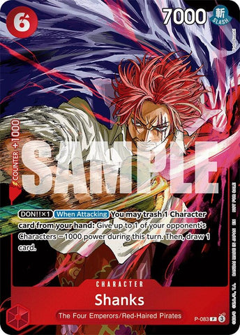 Image for Shanks (Event Pack Vol. 6) (P-083) (One Piece Promotion Cards) - One Piece Card Game