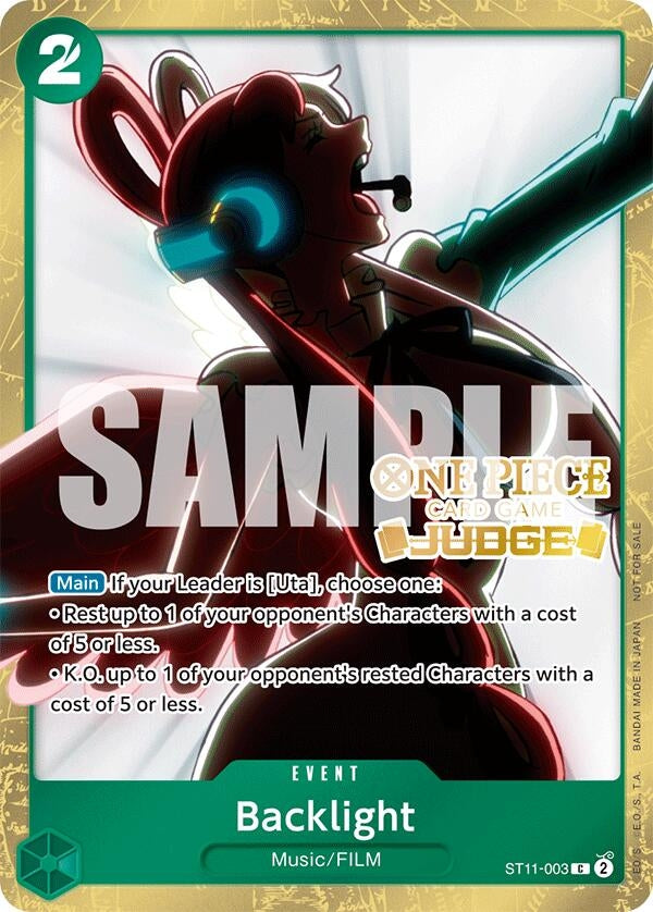 Backlight (Judge Pack Vol. 5) (ST11-003) (One Piece Promotion Cards)