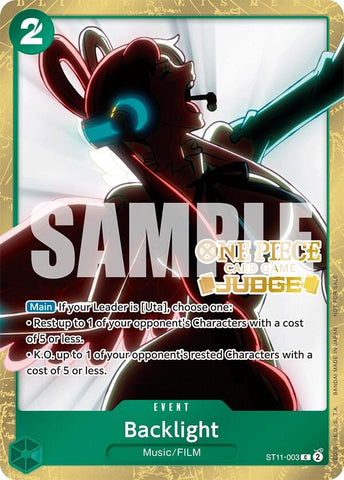 Backlight (Judge Pack Vol. 5) (ST11-003) (One Piece Promotion Cards)