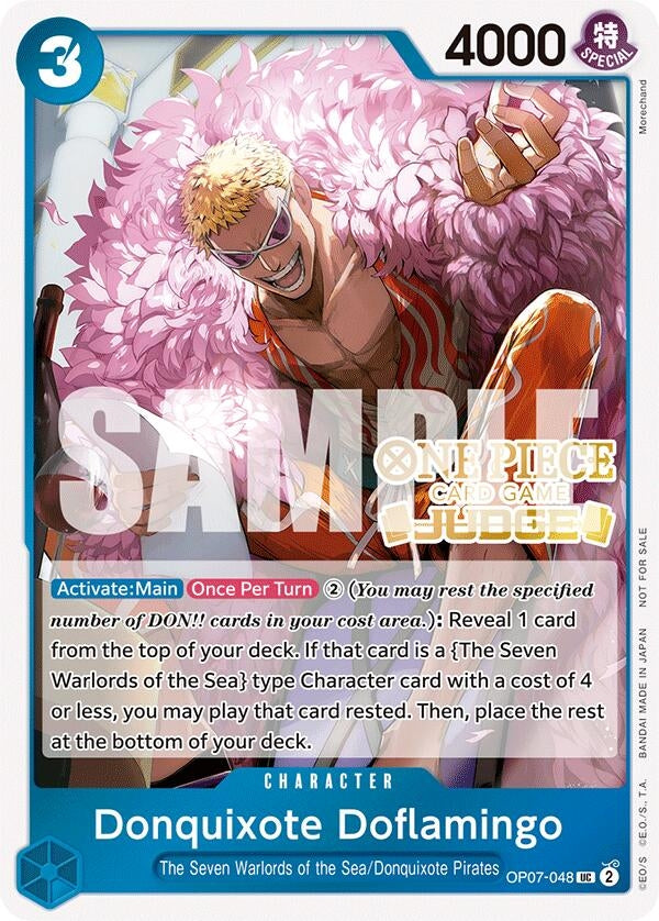 Donquixote Doflamingo (Judge Pack Vol. 5) (OP07-048) (One Piece Promotion Cards)