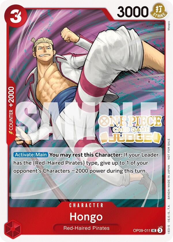Hongo (Judge Pack Vol. 5) (OP09-011) (One Piece Promotion Cards)