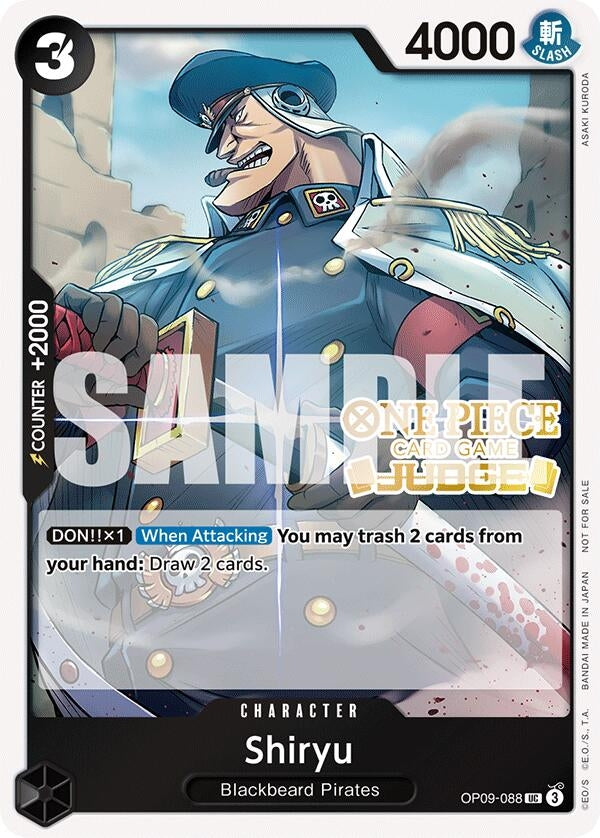 Image for Shiryu (Judge Pack Vol. 5) (OP09-088) (One Piece Promotion Cards) - One Piece Card Game