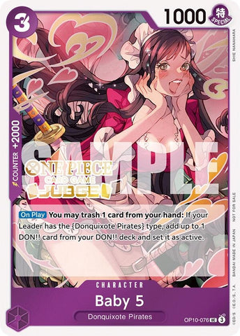 Baby 5 (Judge Pack Vol. 5) (OP10-076) (One Piece Promotion Cards)