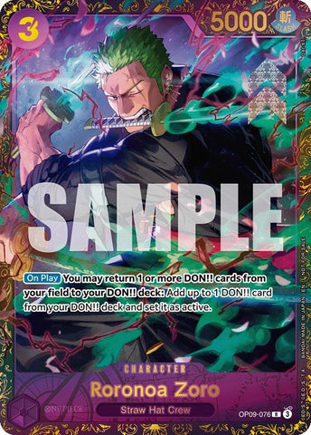 Image for Roronoa Zoro (Championship 25-26 Regionals Season 1) (OP09-076) - One Piece Card Game