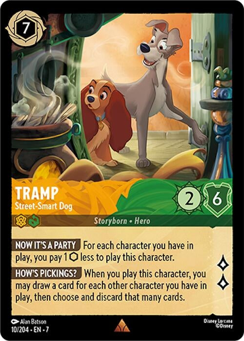 Image for Tramp - Street-Smart Dog (10/204) - Disney Lorcana