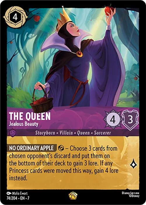 Image for The Queen - Jealous Beauty (74/204) - Disney Lorcana