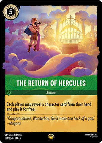 Image for The Return of Hercules (118/204) - Disney Lorcana