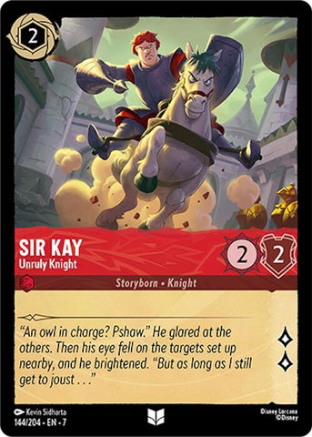 Image for Sir Kay - Unruly Knight (144/204) - Disney Lorcana