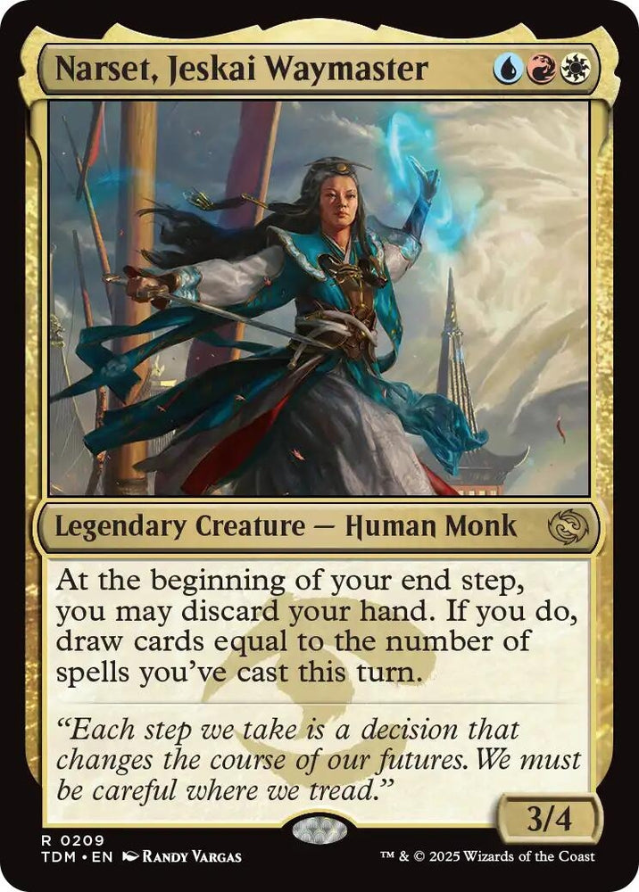 Image for Narset, Jeskai Waymaster (209) [Tarkir: Dragonstorm]