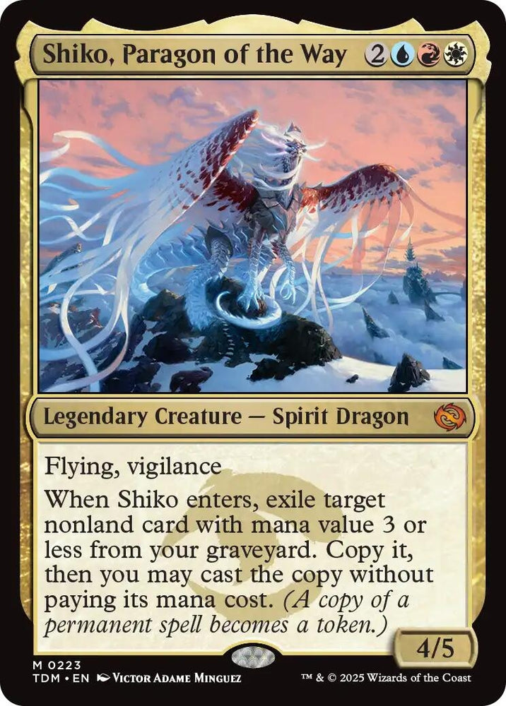 Image for Shiko, Paragon of the Way (223) [Tarkir: Dragonstorm]