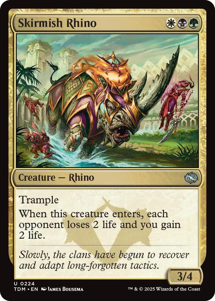 Image for Skirmish Rhino (224) [Tarkir: Dragonstorm]
