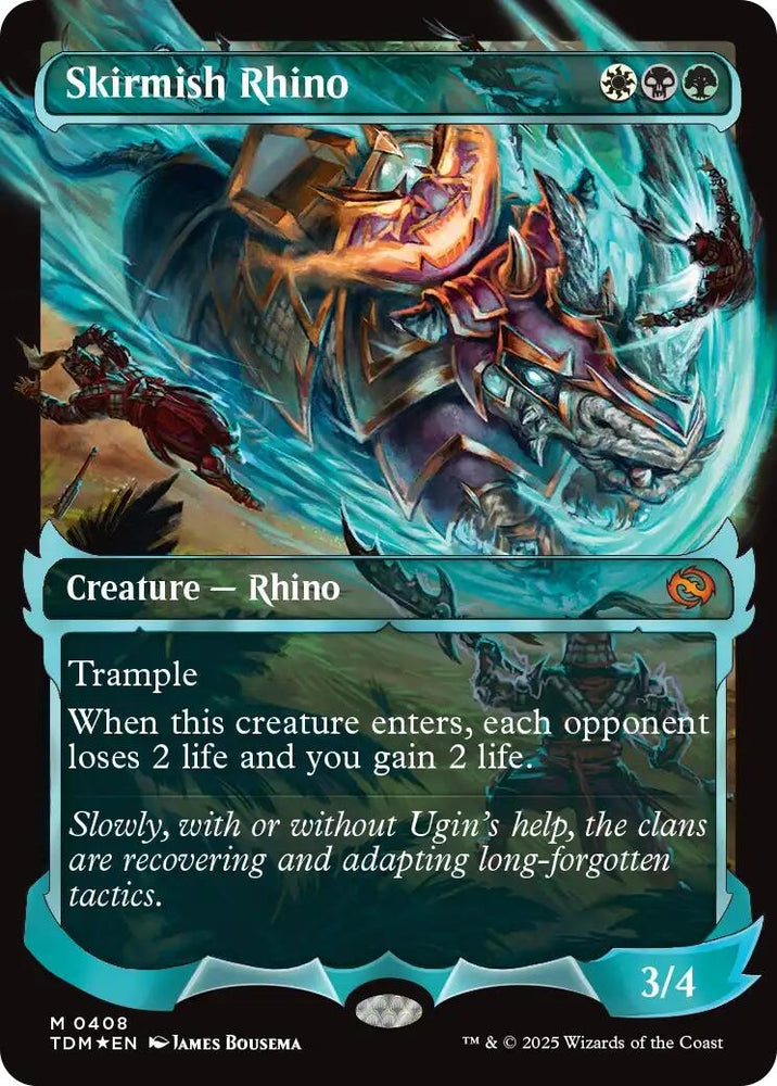 Image for Skirmish Rhino (Showcase) (408) [Tarkir: Dragonstorm]
