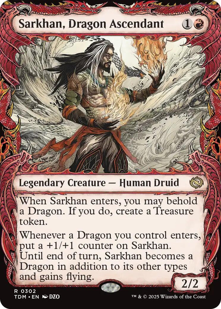 Image for Sarkhan, Dragon Ascendant (0302) (Showcase) (302) [Tarkir: Dragonstorm]