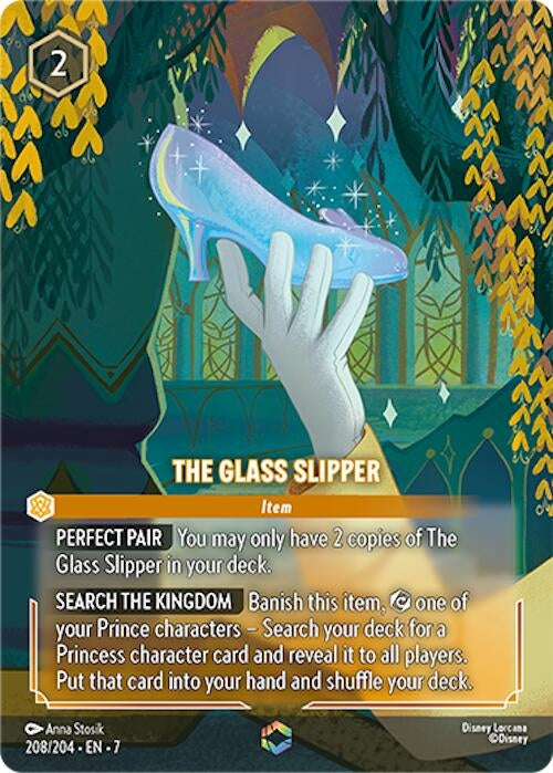 Image for The Glass Slipper (Enchanted) (208/204) - Disney Lorcana