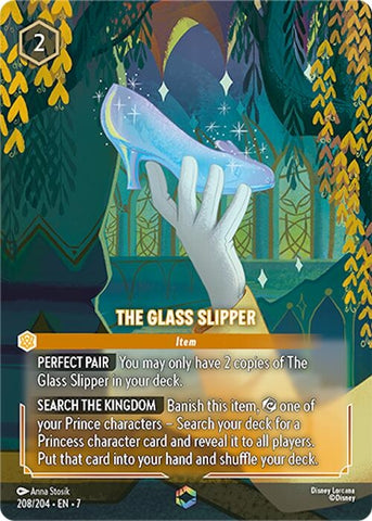 Image for The Glass Slipper (Enchanted) (208/204) - Disney Lorcana