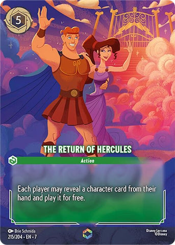 Image for The Return of Hercules (Enchanted) (215/204) - Disney Lorcana