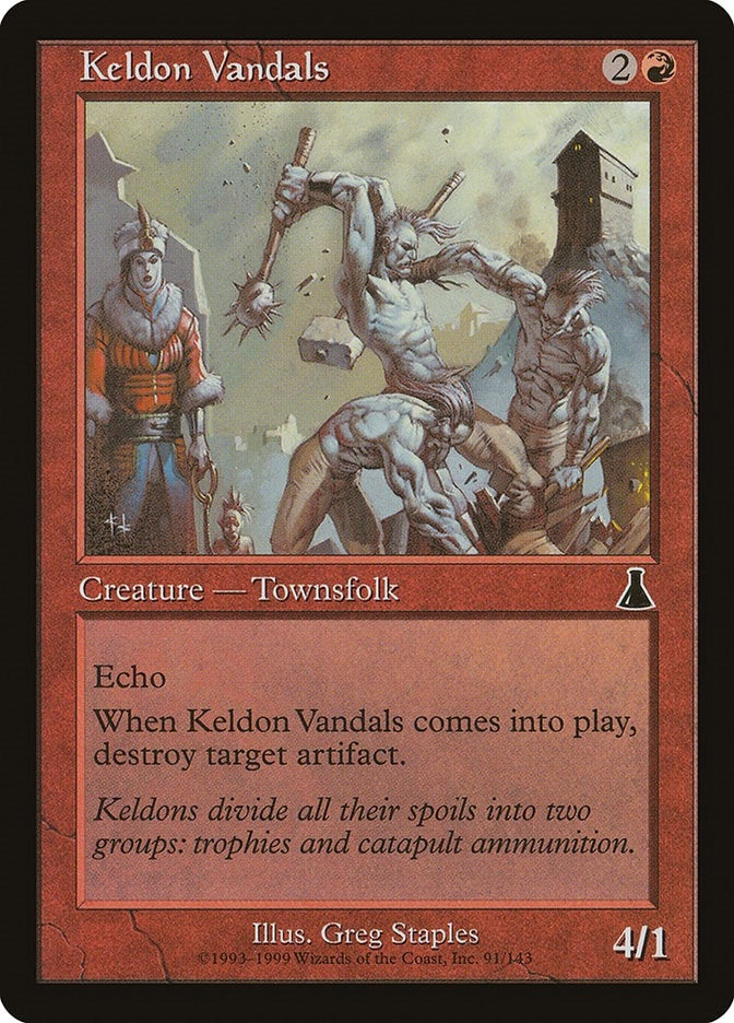 Image for Keldon Vandals (91) [Urza's Destiny]
